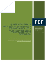 Guia Practica para La Obtencion de Concesiones para El Uso y Explotacion Del Agua