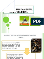 Posicion Fundamental en El Voleibol Diapositivas