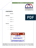 Limit Contion Differ