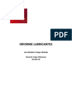 Informe Lubricantes