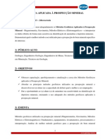 Curso - Geofísica Aplicada À Prospecção Mineral