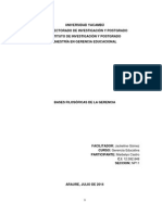 Bases Filosóficas de La Gerencia PDF