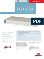 FCD-155E: STM-1/OC-3 Add-Drop Multiplexer