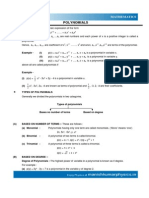 Polynomials Linear Equations in Two Variables