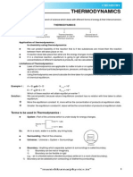 Thermodynamics Theory E