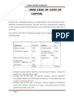 Case of Cost of Capital - Prasannachandra