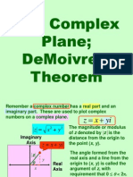 Complex Numbers in Polar Form and DeMoivres Theorem