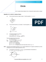 Circle Theory E