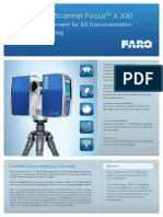 Faro Focus 3d x330 Laser Scanner Brochure