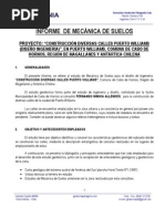 Informe de Mecánica de Suelos