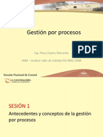 Sesión 1 Antecedentes de La Gestión Por Procesos ALUMNOS