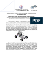 Análise Estática e Modal Da Gaiola Do Mini-Baja Utilizando o Método Dos Elementos Finitos