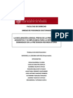 LEDESMA NARVAEZ, Marianella - La Declaracion Judicial Previa de La Prescripcion Adquisitiva y Su Implicancia para Al Defensa Del Demandao en La Pretensionreindicatoria