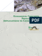 Ecological Concepts, Principles and Applications To Conservation