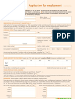 Application For Employment: Immigration and Asylum Act 1996 (Section 8)