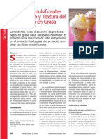 Efecto de Los Emulsificantes en Helado Bajo en Grasa - 2007