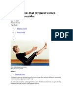 Yoga Positions To Avoid in Pregnancy PDF