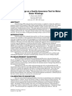 Partial Discharge As A Quality Assurance Test For Motor Stator Windings