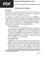 Earthquakes and Volcanoes