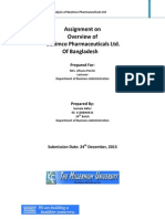 Assignment (1) Assignment On Overview of Beximco Pharmaceuticals Ltd.