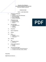 Logic and Ethics Course Outline