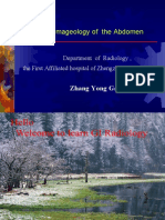 Diagnostic Imageology of The Abdomen: Department of Radiology, The First Affiliated Hospital of Zhengzhou University