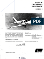 Piper PA-34-200T Seneca II - Pilot's Operating Handbook - 1983