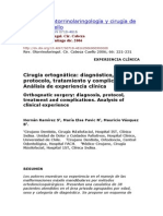 Cirugia Ortognatica DX, Protocolo, Tratamiento y Complicaciones