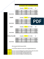 Jim Wendler's 5.3.1 Template