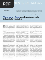 Article Vapor Puro y Agua para Inyectables en La Industria Farmaceacuteutica