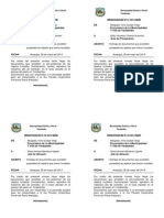 Requerimiento de Documentos de Caso 766-14-Receptacion