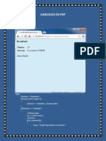 Ejercicios en PHP
