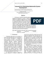 An Application Framework For Distributed Multimedia System Development