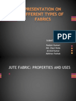 Presentation On Different Types of Fabrics