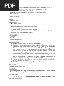 Plano de Aula Crítico Superadora
