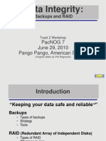 Data Integrity:: Pacnog 7 June 29, 2010 Pango Pango, American Samoa