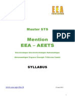 Syllabus Master EEA