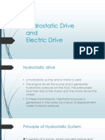 Hydrostatic and Electric Drive