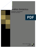 Analisis Sintactico