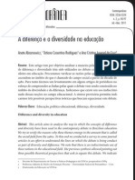 Anete Abramowicz - A Diferença e A Diversidade Na Educação