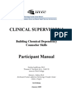 Clinical Supervision I: Building Chemical Dependency Counselor Skills