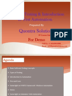 AutomationTesting On Selenium by Quontra Solutions