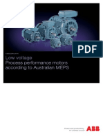 ABB Catalog For Process Performance Motors Acc To AU MEPS - 05-2014 - LOW