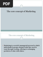 The Core Concept of Marketing