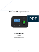 Attendance Management System Software Manual (Ams)