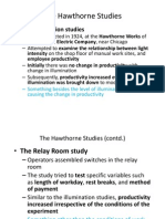The Hawthorne Studies