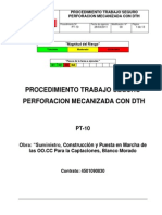 Procedimiento Perforación Con DTH Cristhian