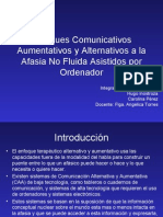 Enfoques Comunicativos Aumentativos y Alternativos A La Afasia