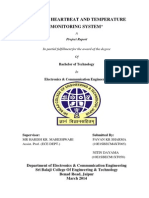 "Patient Heartbeat and Temperature Monitoring System": Bachelor of Technology