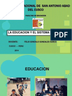 11 La Educacion y El Sistema Educativo 2010 I